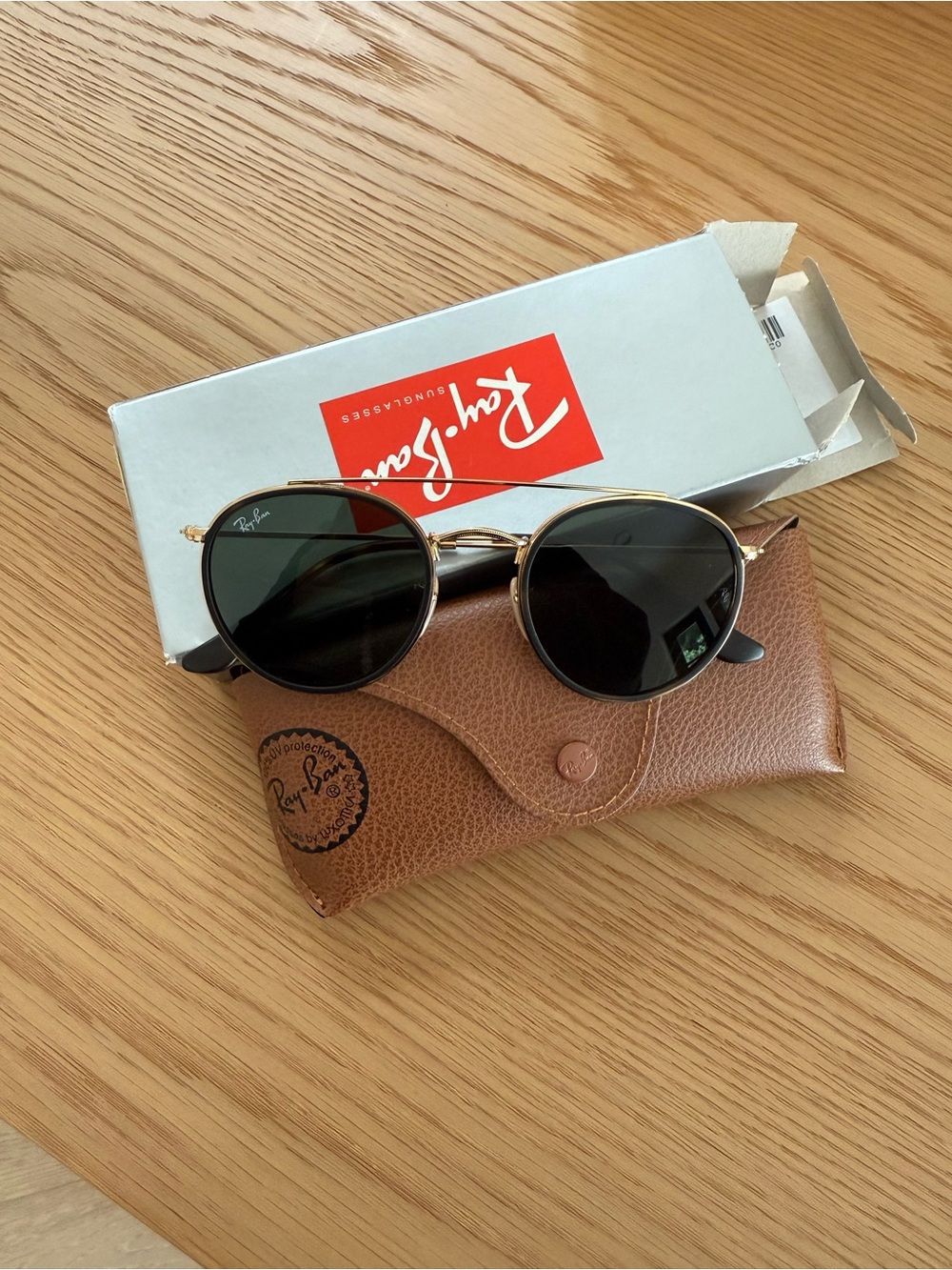 Ray-Ban Round Double Bridge Sunglasses (RB3647N) - BRAND NEW IN BOX!